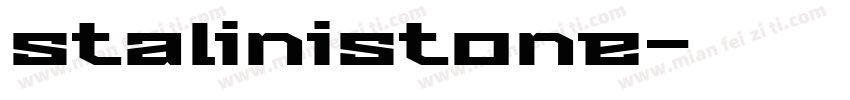stalinist one字体转换